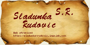Sladunka Rudović vizit kartica